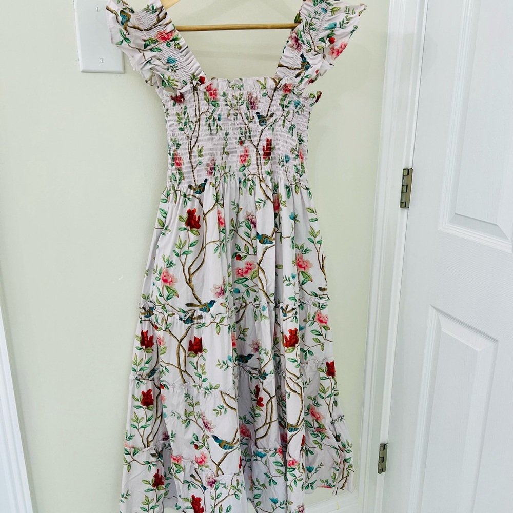 Hill House Floral Diane Hill Smocked Sleeveless Dress